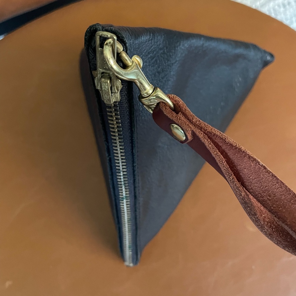 Annie Bukhman Clutch, Black, Long Strap